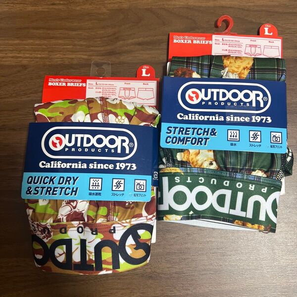 OUTDOOR PRODUCTS ボクサーパンツ Lサイズ 2枚セット 新品 最終価格!!!