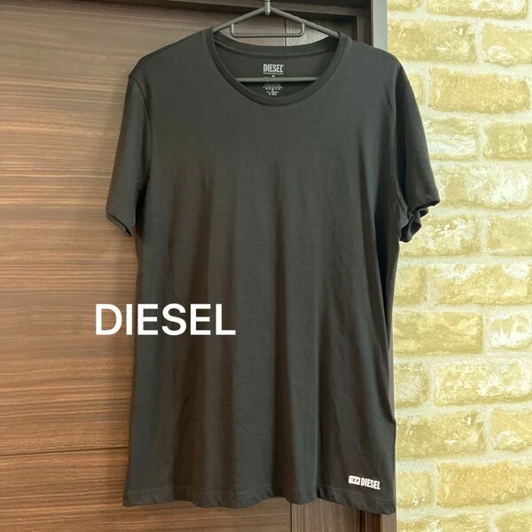 【即購入OK】DIESELディーゼル/ワンポイント左下ロゴ Tシャツ S新品