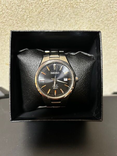 SEIKO 腕時計 ソーラー チタン メンズ