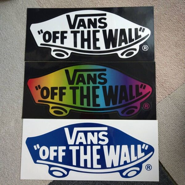 (縦11cm横25.5cm) VANS バンズ ステッカー 格安品