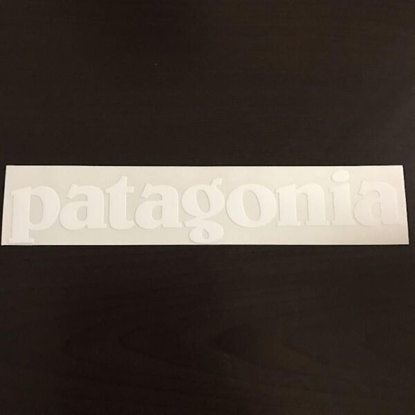 (縦4cm横21cm)patagonia パタゴニア 公式 廃盤 カッティング ステッカー