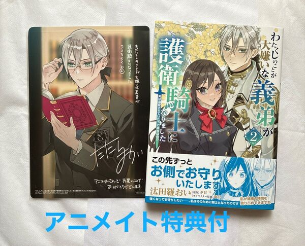 わたくしのことが大嫌いな義弟が護衛騎士になりました 実は溺愛されていたって本当なの!? 2 アニメイト特典付
