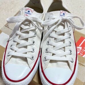 CONVERSE コンバース オールスター ローカット 白 ホワイト 24.5cm
