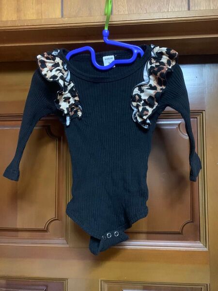 ベビー服 ロンパース カバーオール レオパード ヒョウ柄 長袖ロンパース 女の子 子供服 SHEIN