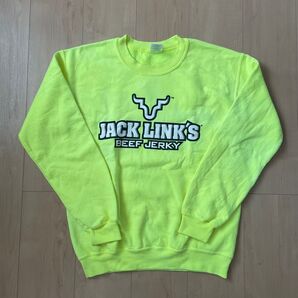 レア GILDAN ジャックリンクス ビーフジャーキー ヴィンテージ トレーナー