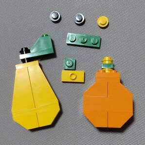 なっちゃん オリジナル フルーツ LEGO ブロック 2個セット