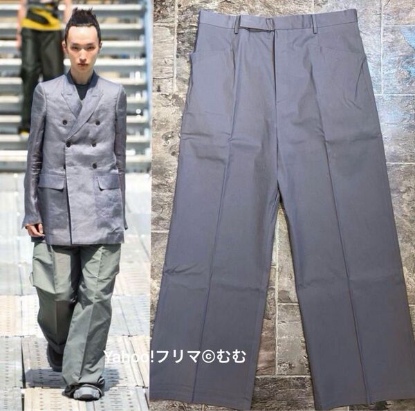 【極美品】2018ss Rick Owensリックオウエンス DIRT期 ワイドスラックス トラウザーズ バギーパンツsize52