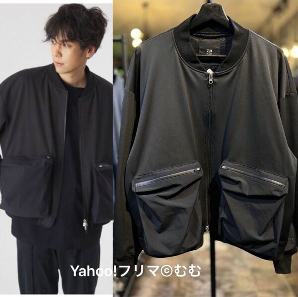 【美品】D-VECディーベック GORE-TEX INFINIUM ゴアテックス ソフトシェルジャケットブルゾン黒size2ダイワ