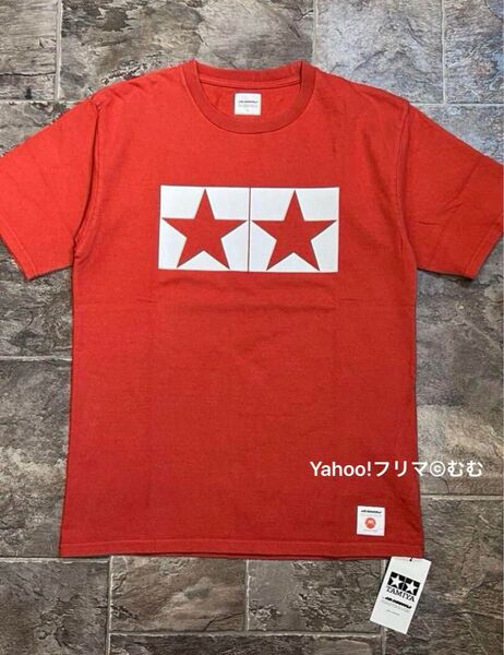 【新品未使用/タグ付き】TAMIYAタミヤ×ジュンワタナベ 度詰め 天竺生地 ヘビーウェイト 厚手 ロゴTシャツ日本製sizeXL