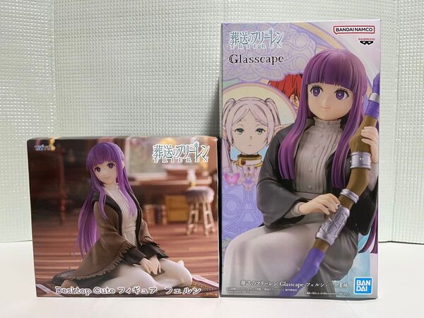 葬送のフリーレン フェルン Glasscapeフィギュア&Desktop Cute フィギュア セット