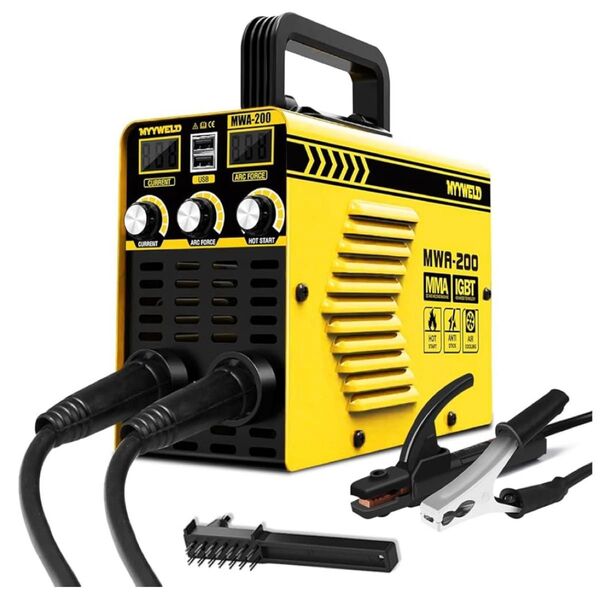 溶接機 アーク溶接 MWA-200 100V 手棒溶接 ARC溶接 インバーター