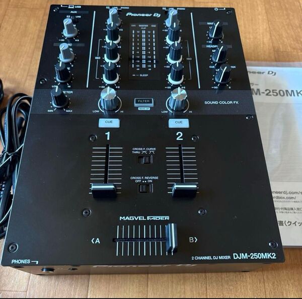 Pioneer DJ DJM-250MK2 2チャンネルDJミキサー 24年製