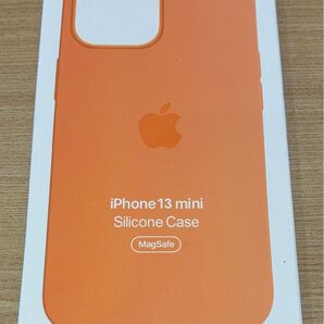 【新品美品】iPhone13mini silicone case Marigold