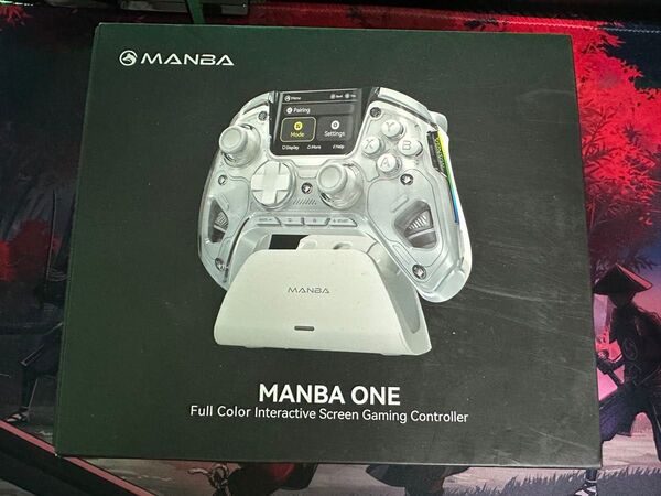 manba one switch pc ios Android ワイヤレスコントローラー 液晶付き