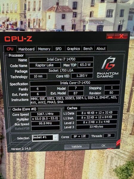 i7 14700 内蔵グラフィック付 CPU