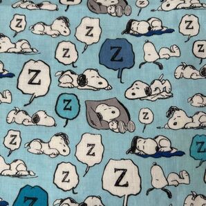 スヌーピー ガーゼ生地 50×107