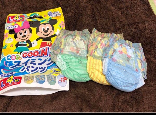 GOON 水遊びパンツ スイミングパンツ L 3枚