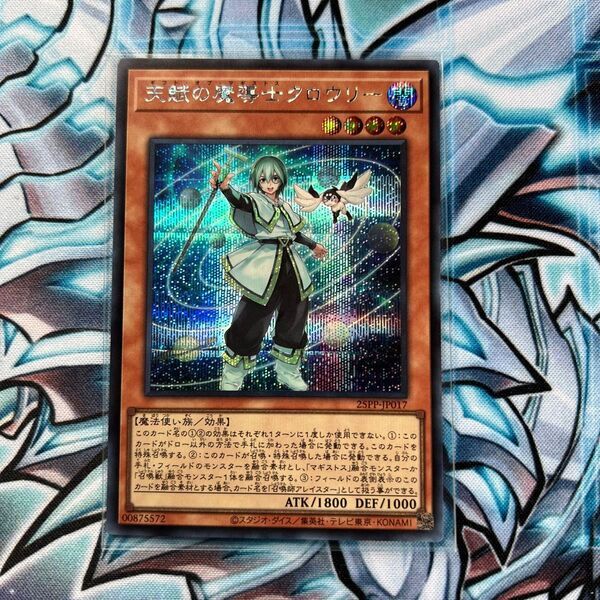 遊戯王 天賦の魔導士クロウリー シークレット ギフトオブマギストス