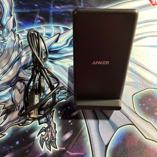 Anker PowerWave 10 Stand スタンド型ワイヤレス充電器 Qi認証 USBケーブル