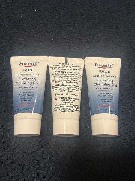 Eucerin ユーセリン クレンジングジェル 洗顔 サンプル セット 20ml