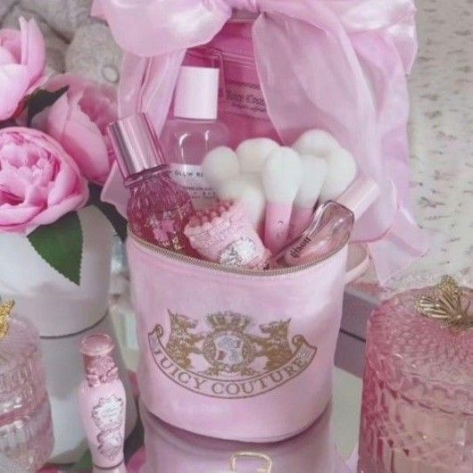 ジューシークチュール バニティ 化粧ポーチ ベロア ピンク レア JuicyCouture メイクポーチ バニティバッグ ポーチ