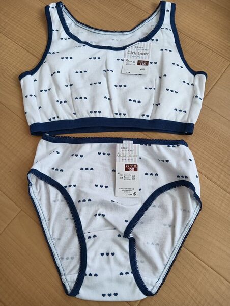 新品 女の子 ハーフトップ ショーツ 150 ジュニアブラ