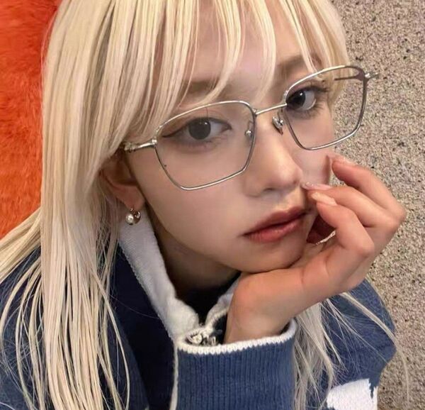 ジェントルマスター 風 シルバー メガネ 眼鏡 リムレス 男女兼用