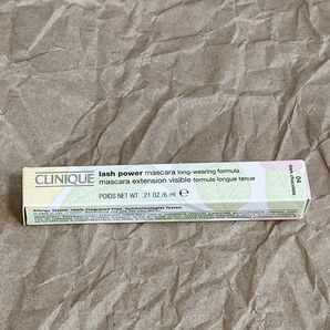 CLINIQUE ラッシュパワーマスカラロングウェアリングフォーミュラ ダークチョコレート 04 未使用
