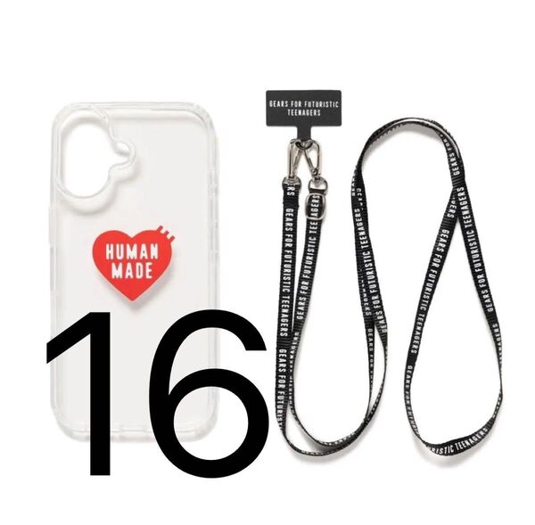 HUMAN MADE iPhone Case ヒューマンメイド スマホケース iPhoneケース クリア iPhone16