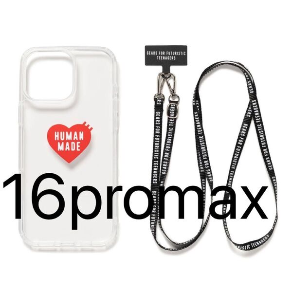 HUMAN MADE iPhone Case iPhone16promax クリアケース ヒューマンメイド