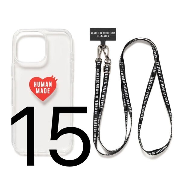 HUMAN MADE iPhone Case iPhone15 クリアケース ヒューマンメイド スマホケース