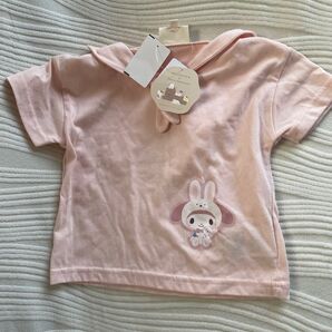 しまむら サンリオ ベビー服 ピンク 未使用