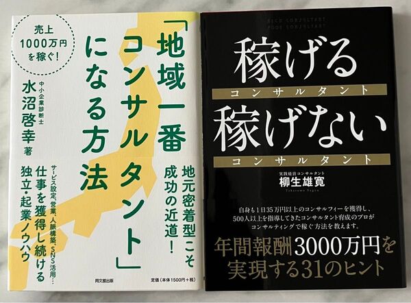 ビジネス書2冊セットまとめ売り 水沼啓幸 柳生雄寛 コンサルタント