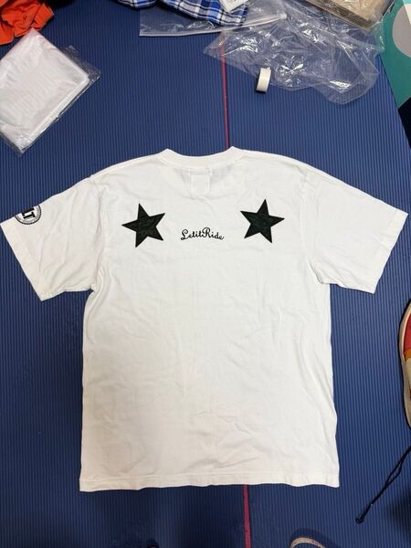m&m × ELT × Let it Ride ★超希少★ 星T M 白