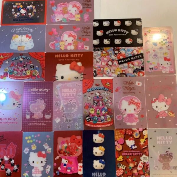 キティ50周年ポップアップショップカードコンプ