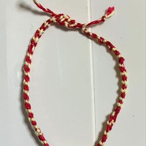 ハンドメイド グランパスカラー ミサンガ