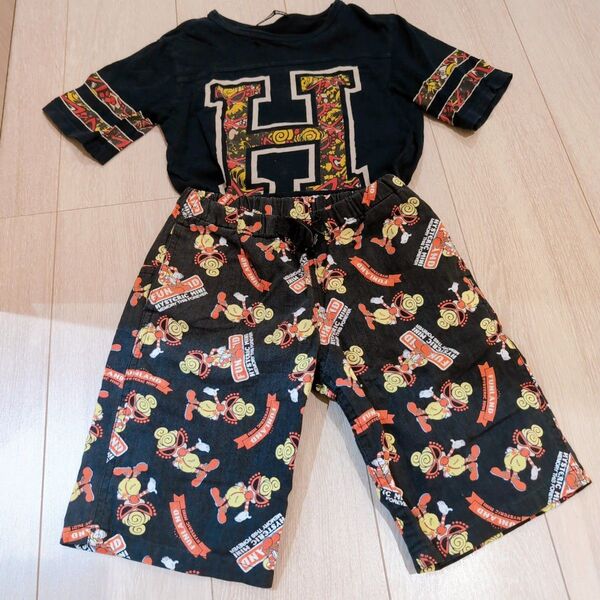 ヒスミニ ハーフパンツ&Tシャツセット 半ズボン 120cm miniちゃん