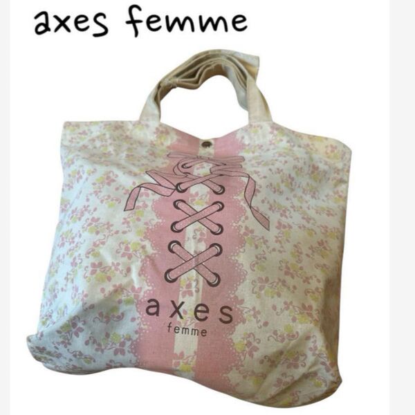 axes femme アクシーズファム リボントートバッグ