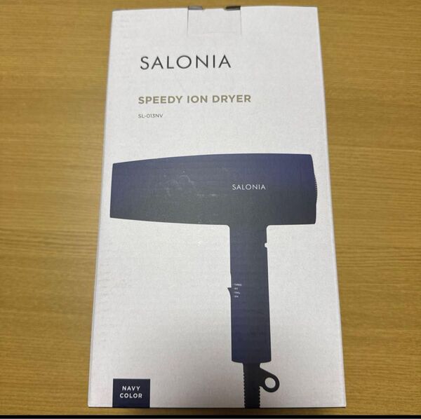 SALONIA マイナスイオン ヘアドライヤー ネイビー