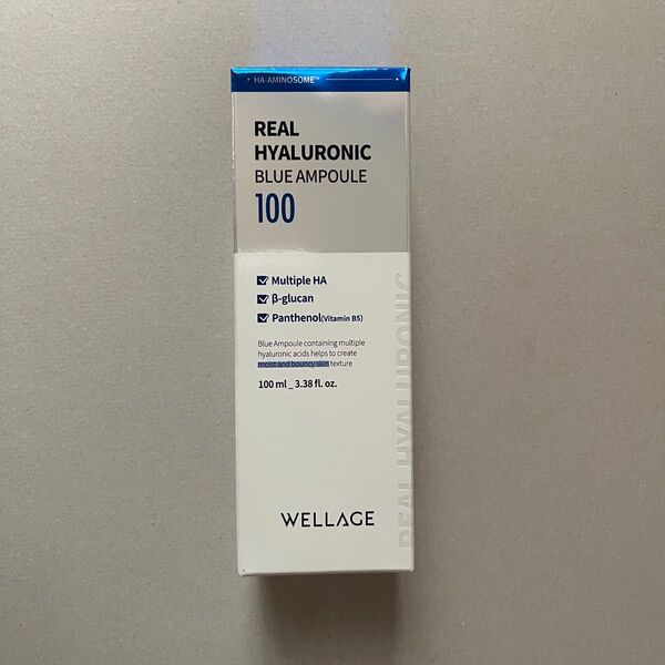 WELLAGE ウェラージュ リアルヒアルロニックブルー 100アンプル 美容液 100ml 韓国コスメ