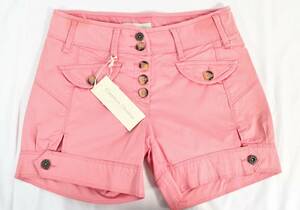 * super-discount with defect B goods 90%OFF new goods Christie naga vi oliCRISTINA GAVIOLI short pants size 40 (W72) pink LPT68