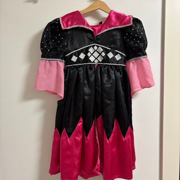 女の子 ドレス キッズ 子供服 仮装 コスプレ ハロウィン ピンク 黒 120 ディズニー