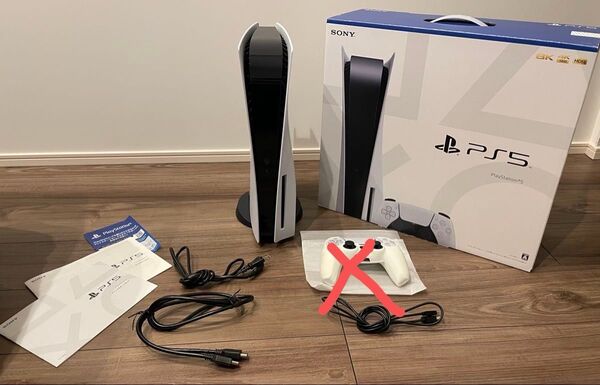 PS5 CFI-1100A 825GB ディスクドライブ搭載 ※コントローラーなし +3000でコントローラー付