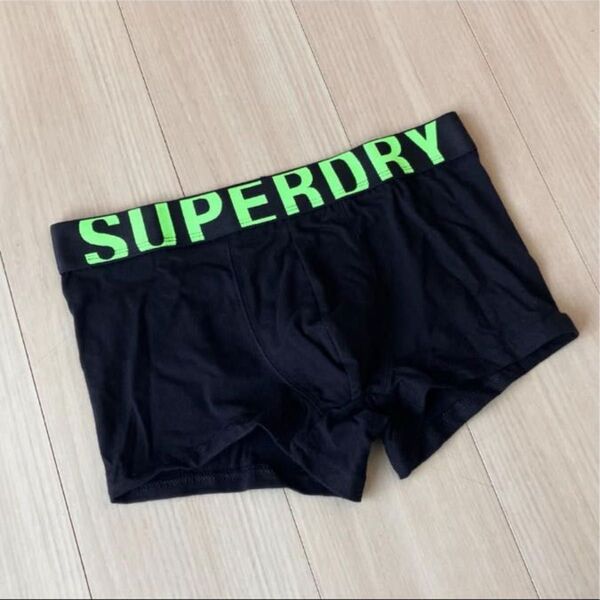 【イギリス発ブランド】SUPERDRY 極度乾燥 ローライズ ストレッチ ボクサーパンツ S グリーン スーパードライ ブリーフ