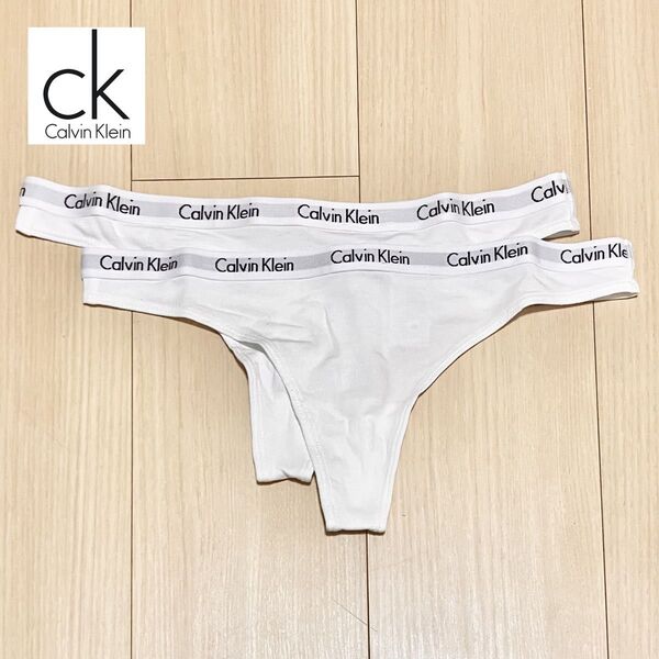 【正規品】カルバンクライン Tバック ショーツ ソング S 2枚 Thong Calvin Klein Thong