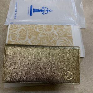 【新品未使用】皇居 長財布 ゴールド 本皮製品