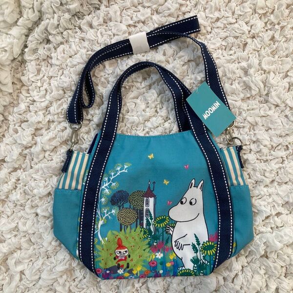 新品 MOOMIN ムーミン 2WAY ショルダーバッグ ハンドバッグ ミィ