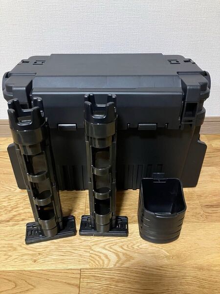 タックルボックス 収納ボックス ロッドスタンド付き