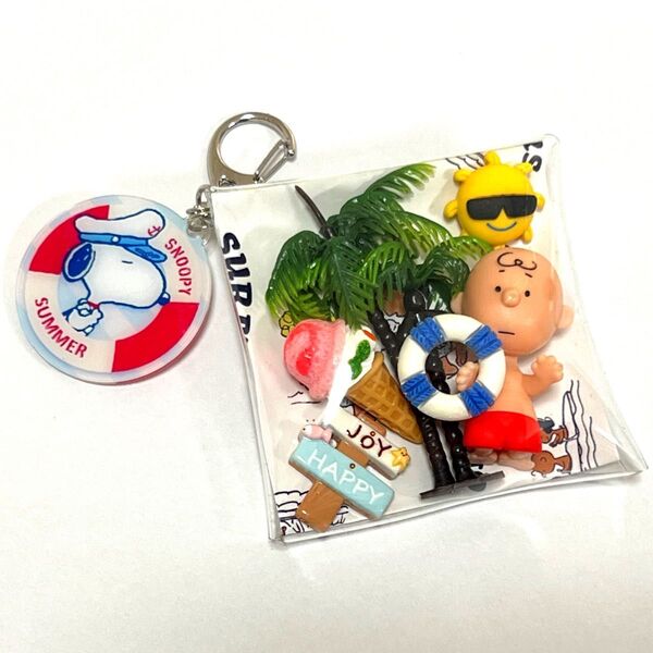 ガチャ詰めポーチ風キーホルダー SUMMER