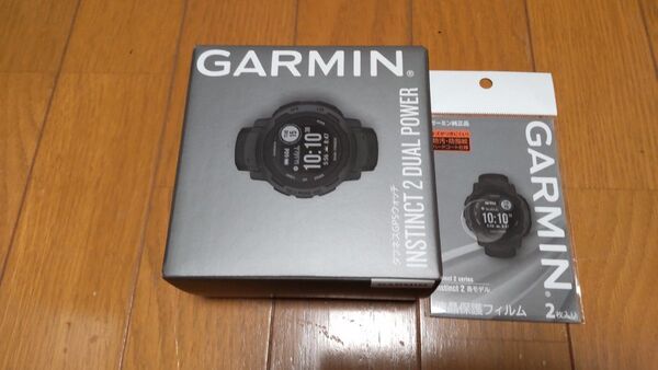 【新品】GARMIN Instinct 2 Dual Power 液晶保護フィルム付き